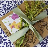 Growing Paper Orchid Mini Card